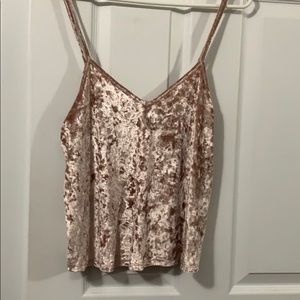 velvet tank top